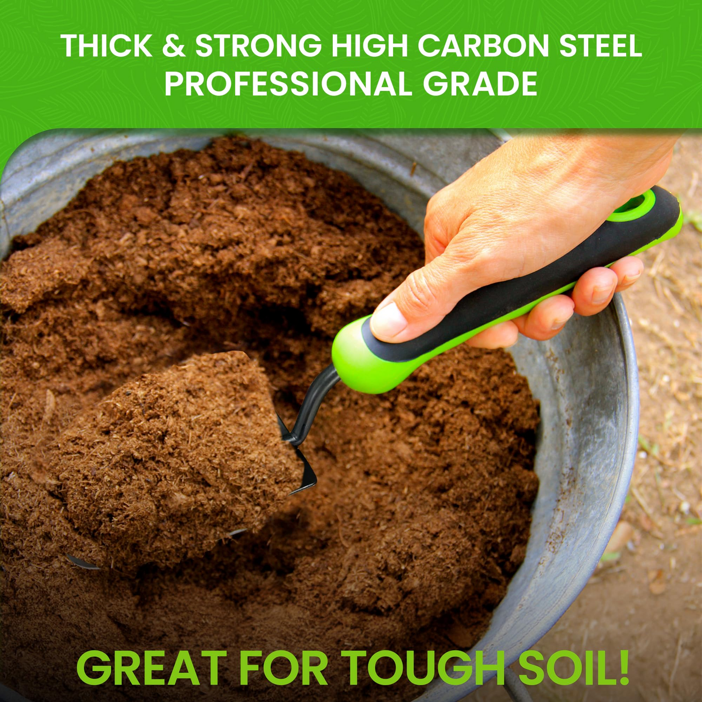 3pc Hand Trowel Transplanter Cultivator