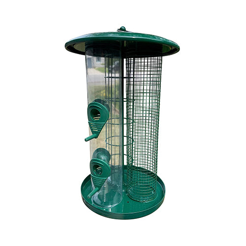 3-in-1 Outdoor Tube Bird Feeder for Small Wild Birds – Garden Guru