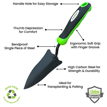 High Carbon Steel Transplanter Trowel