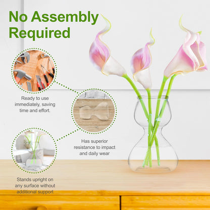 Clear Glass Bud Vases - Propagation Stations (Set of 8)