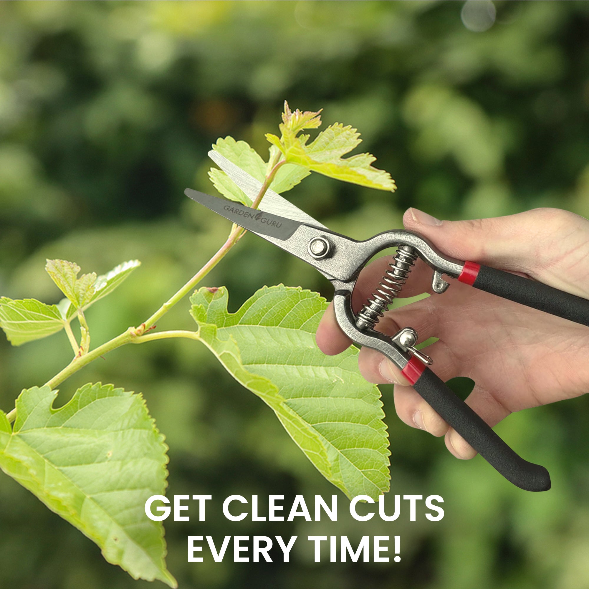 Classic Straight Blade Garden Bypass Pruners - Thumbnail 4