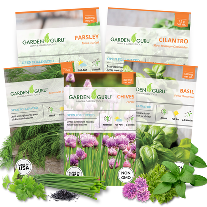 Garden Guru Herb Seed Set - Non-GMO