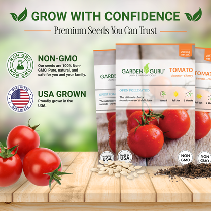 Garden Guru Sweetie Cherry Tomato Seeds 3-Pack - Non-GMO