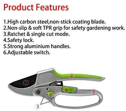 2 in 1 Ratchet Clippers