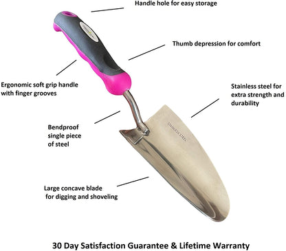 garden trowel meaning Stainless Steel Garden Trowel (Pink)